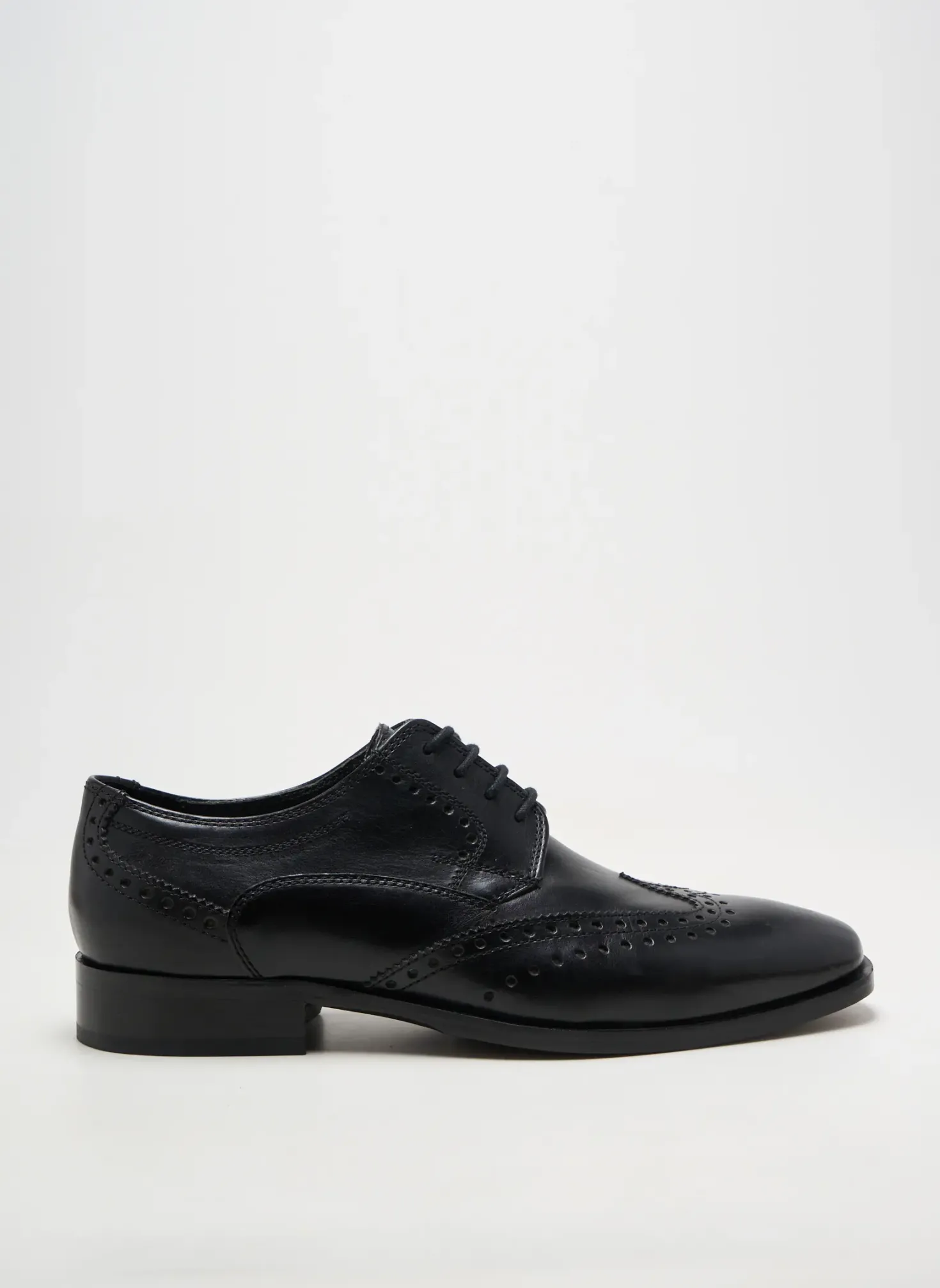 Derbies Sioux Noir Talon Plat Jusqu'à 3cm