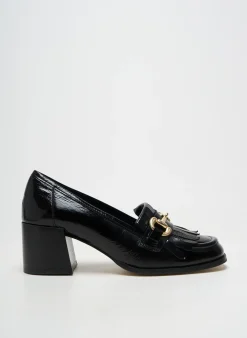 Derbies Sofia Costa Noir Talon De 4 À 6cm