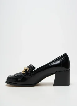 Derbies Sofia Costa Noir Talon De 4 À 6cm