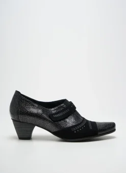 Derbies Un Tour En Ville Noir Talon De 4 À 6cm
