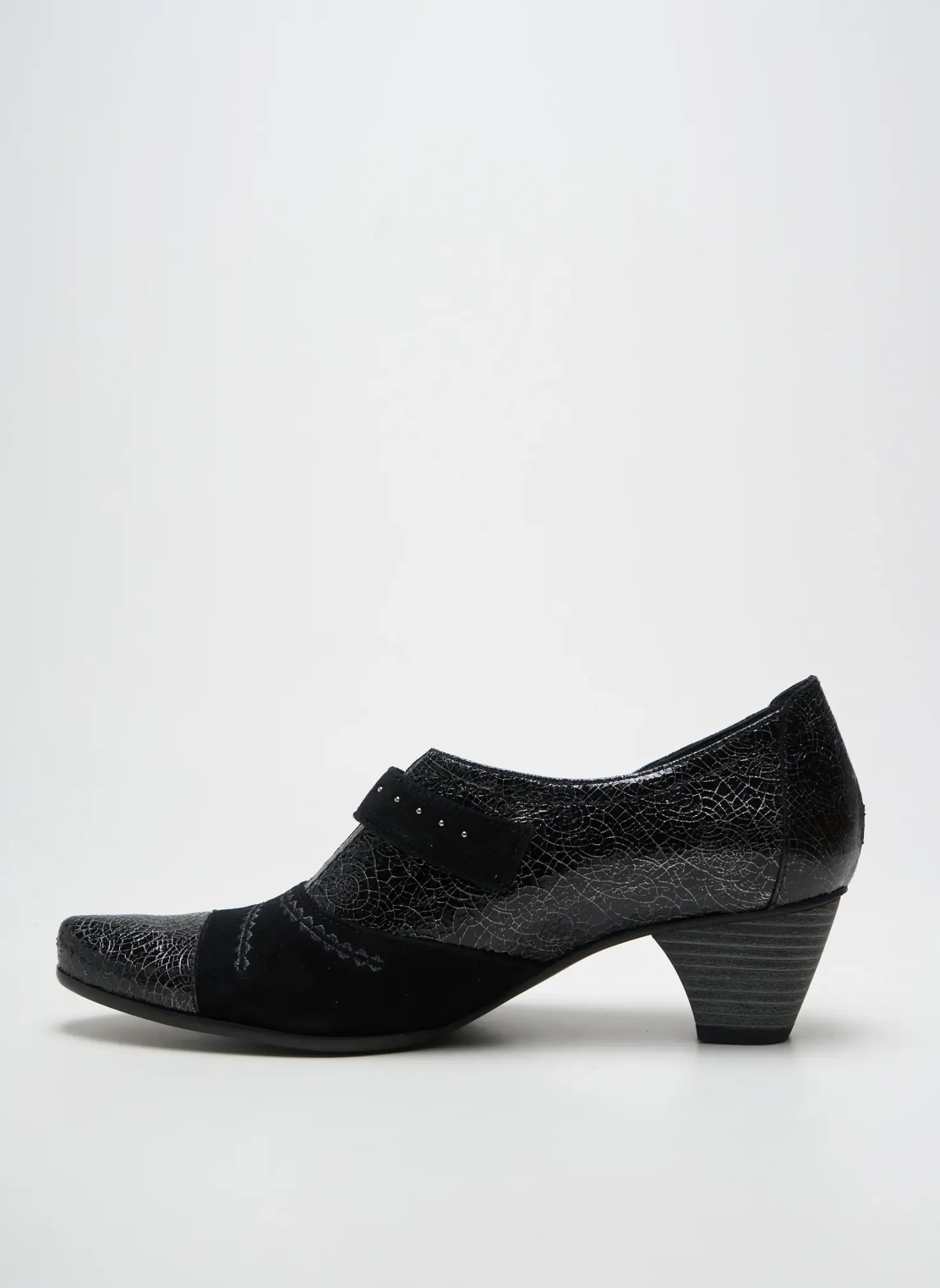 Derbies Un Tour En Ville Noir Talon De 4 À 6cm
