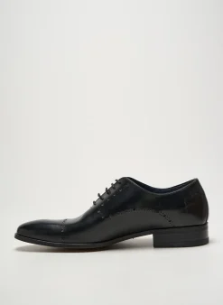 Derbies Westbury Noir Talon Bas