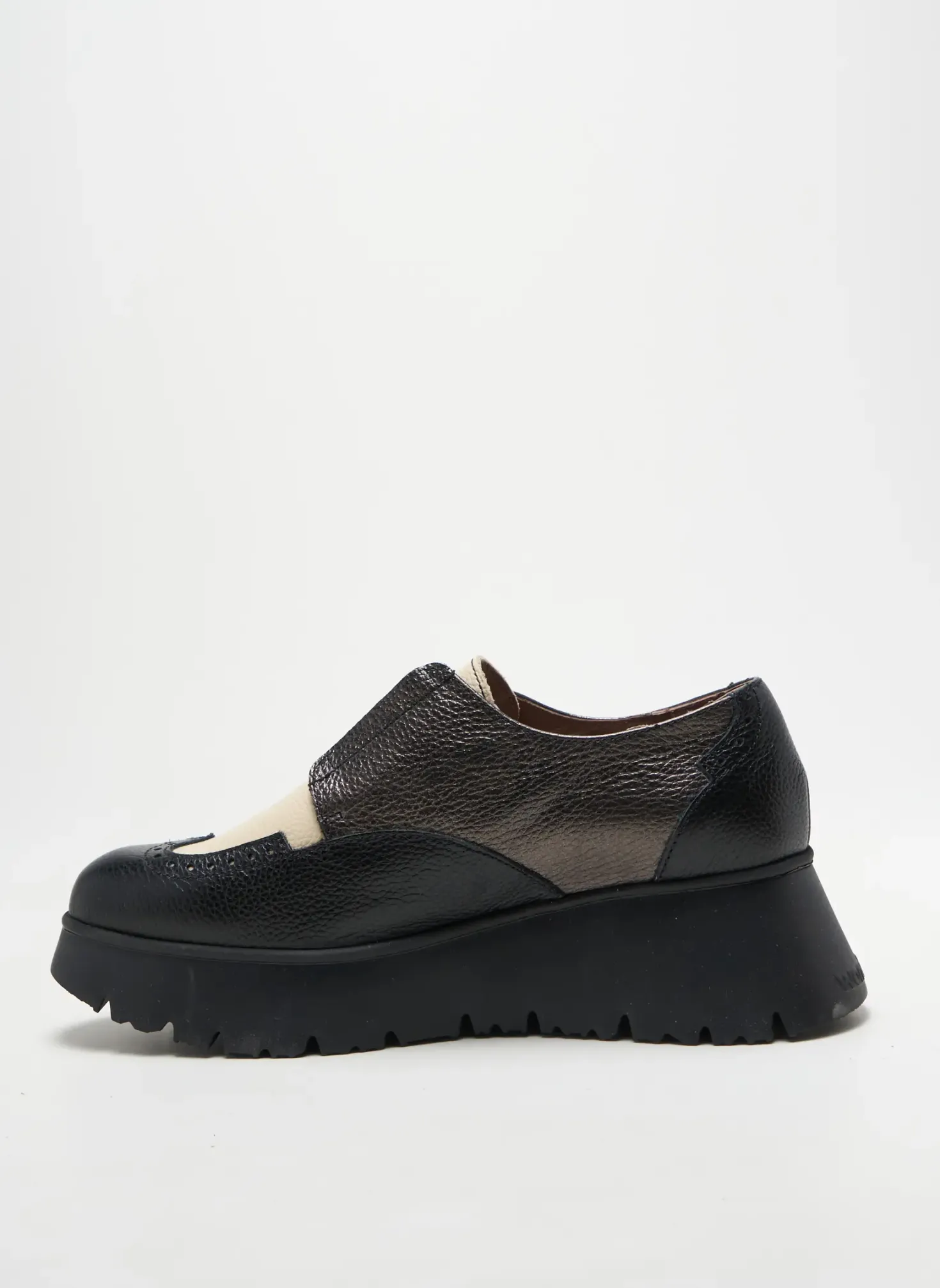 Derbies Wonders Noir Talon De 4 À 6cm