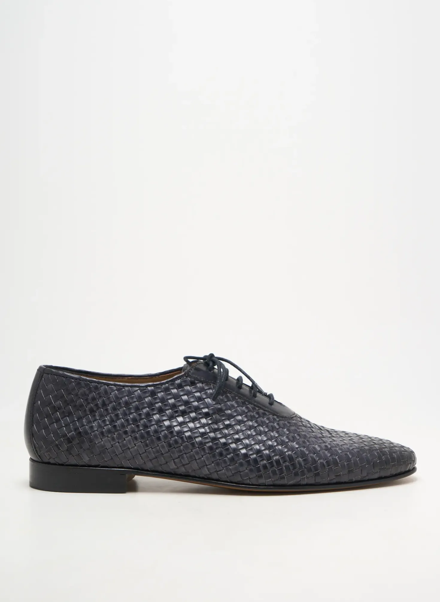 Derbies Yves Saint Clair Bleu Talon Bas