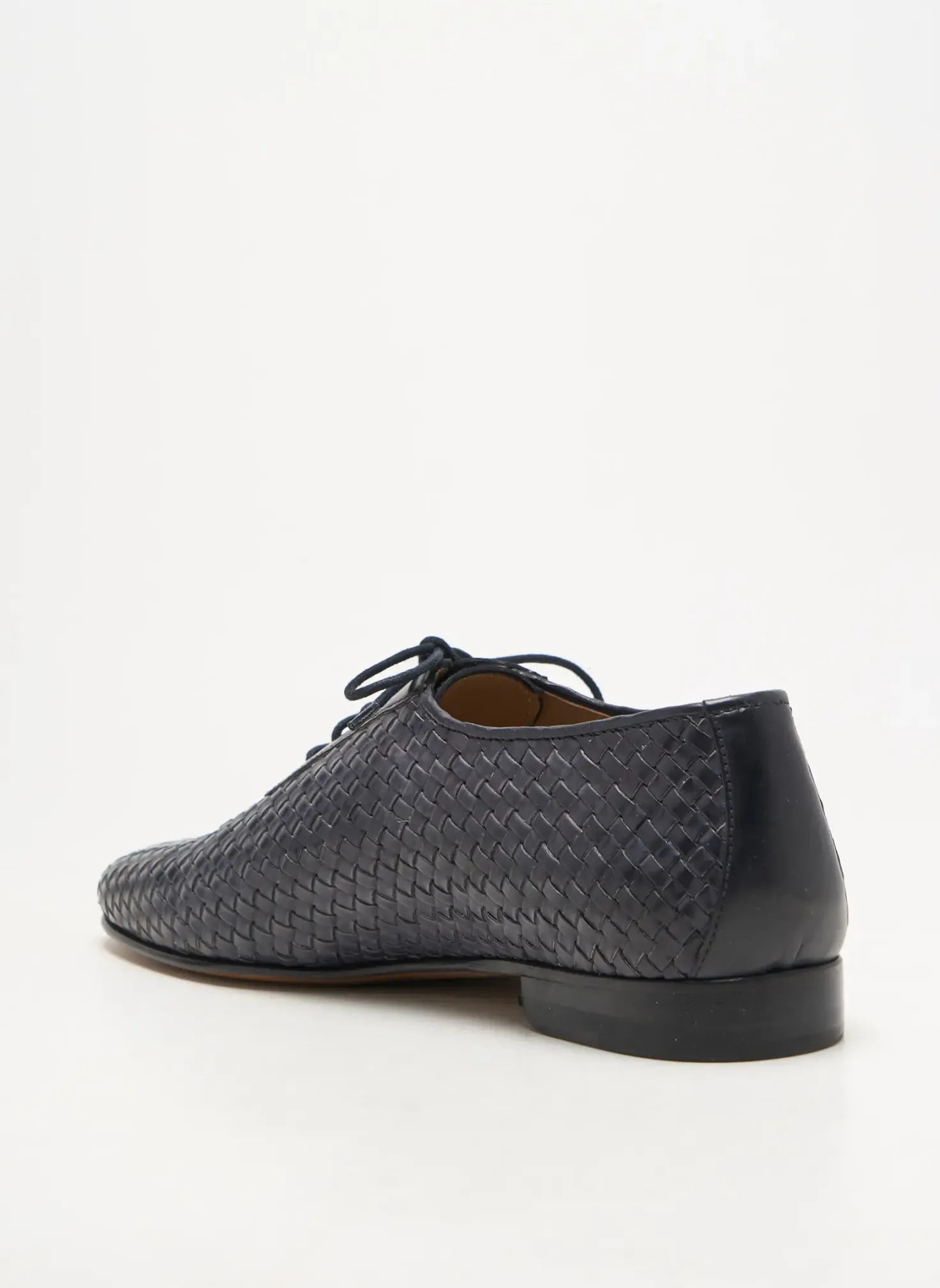 Derbies Yves Saint Clair Bleu Talon Bas
