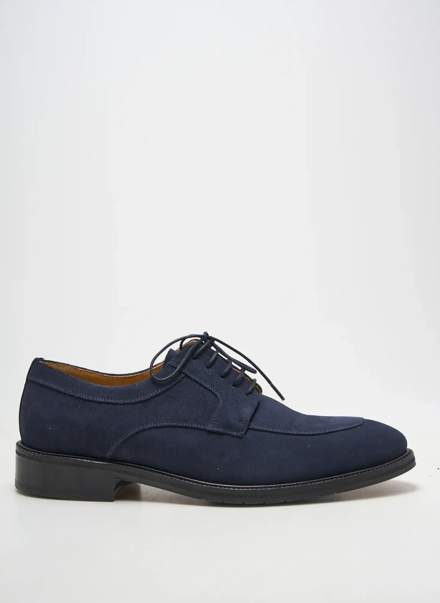 Derbies Yves Saint Clair Bleu Talon Bas