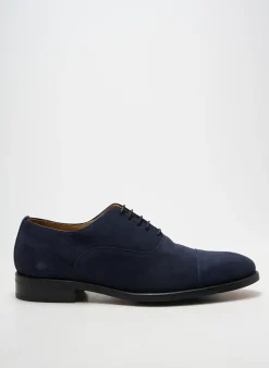 Derbies Yves Saint Clair Bleu Talon Bas