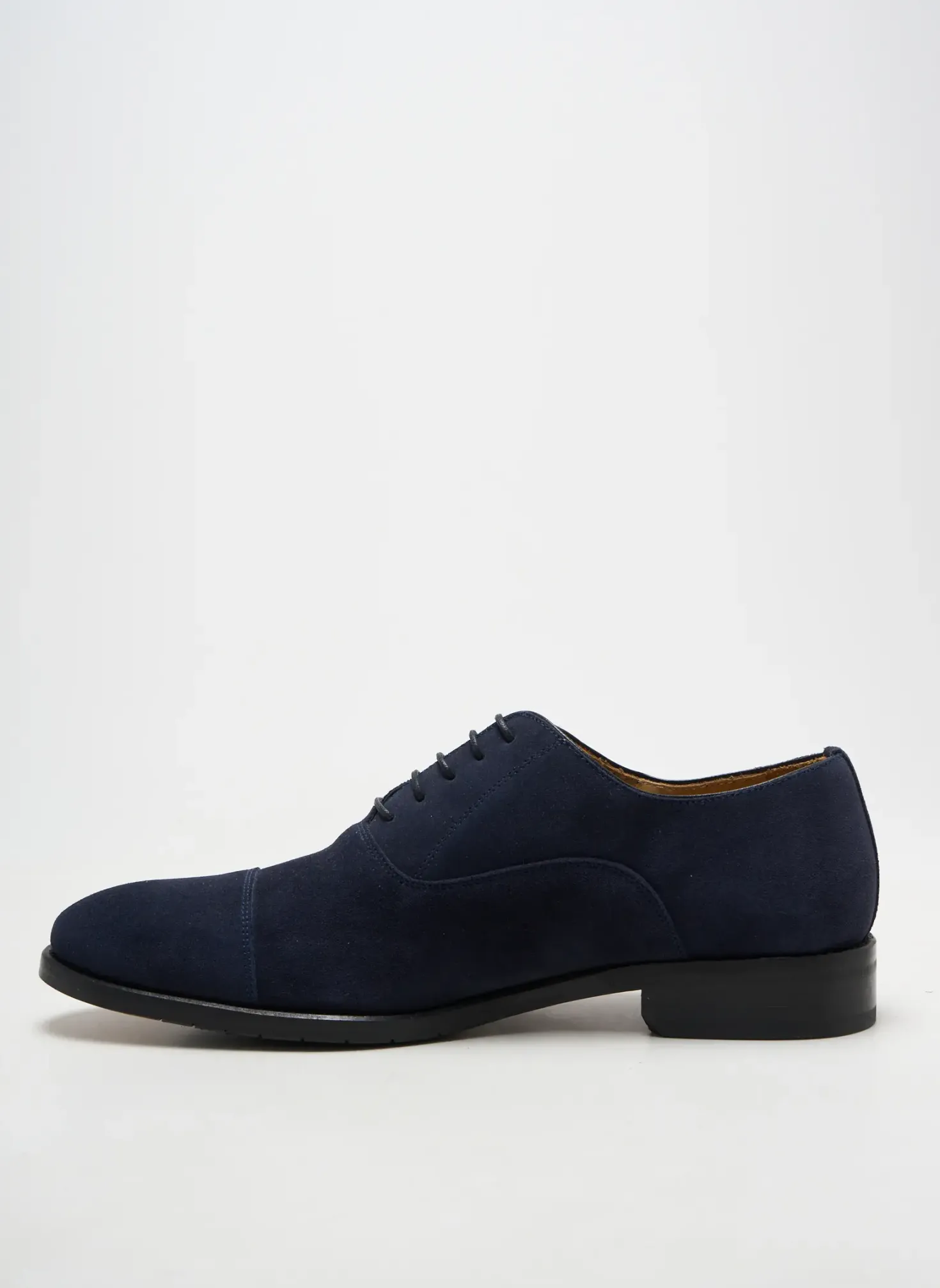 Derbies Yves Saint Clair Bleu Talon Bas