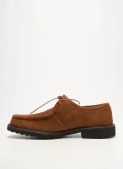 Derbies Yves Saint Clair Marron Talon Bas