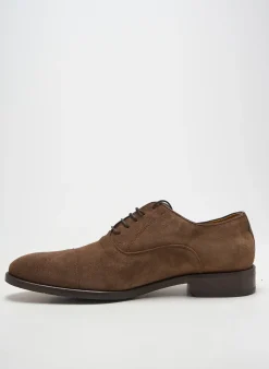 Derbies Yves Saint Clair Marron Talon Bas