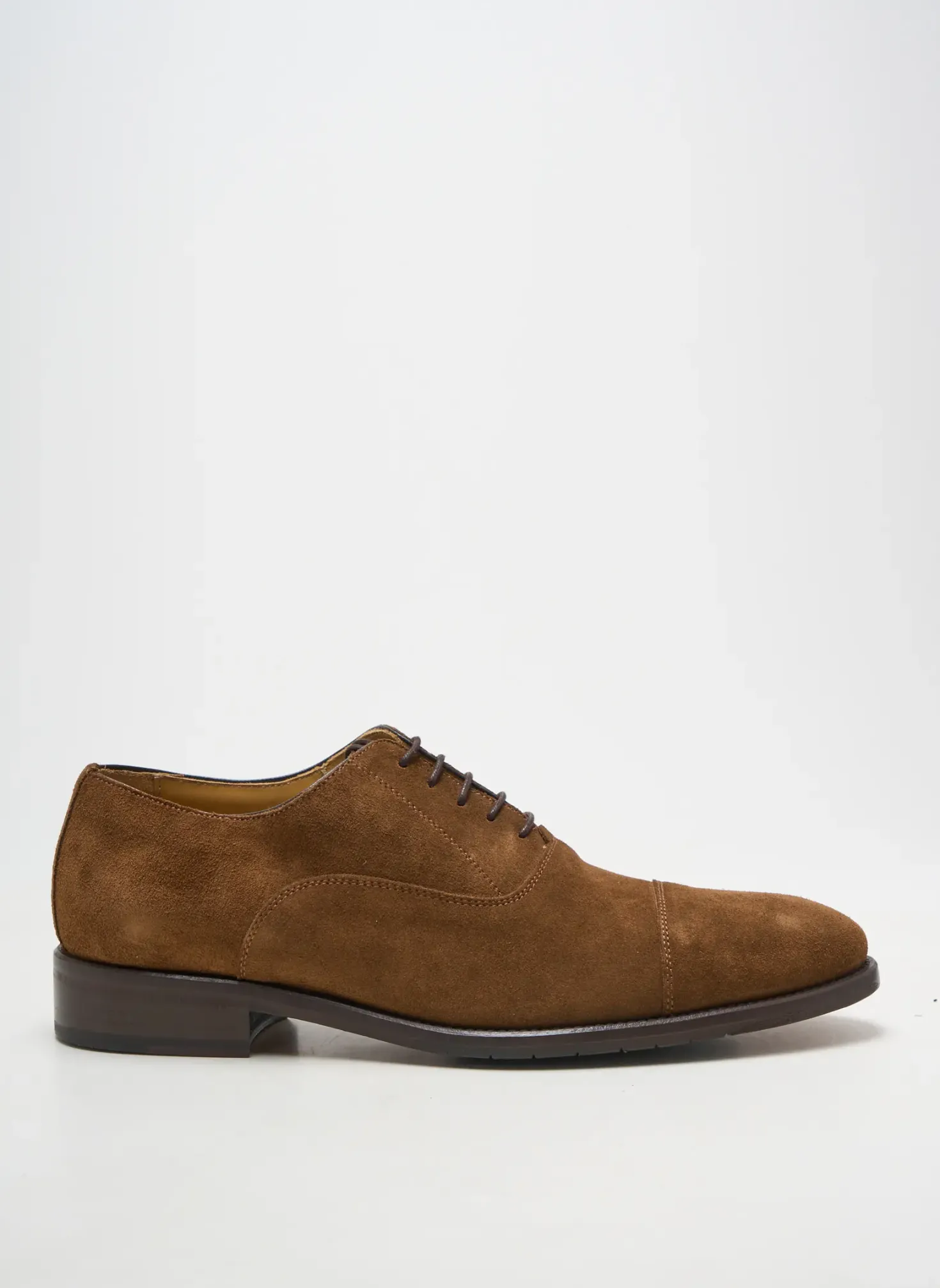 Derbies Yves Saint Clair Marron Talon Bas