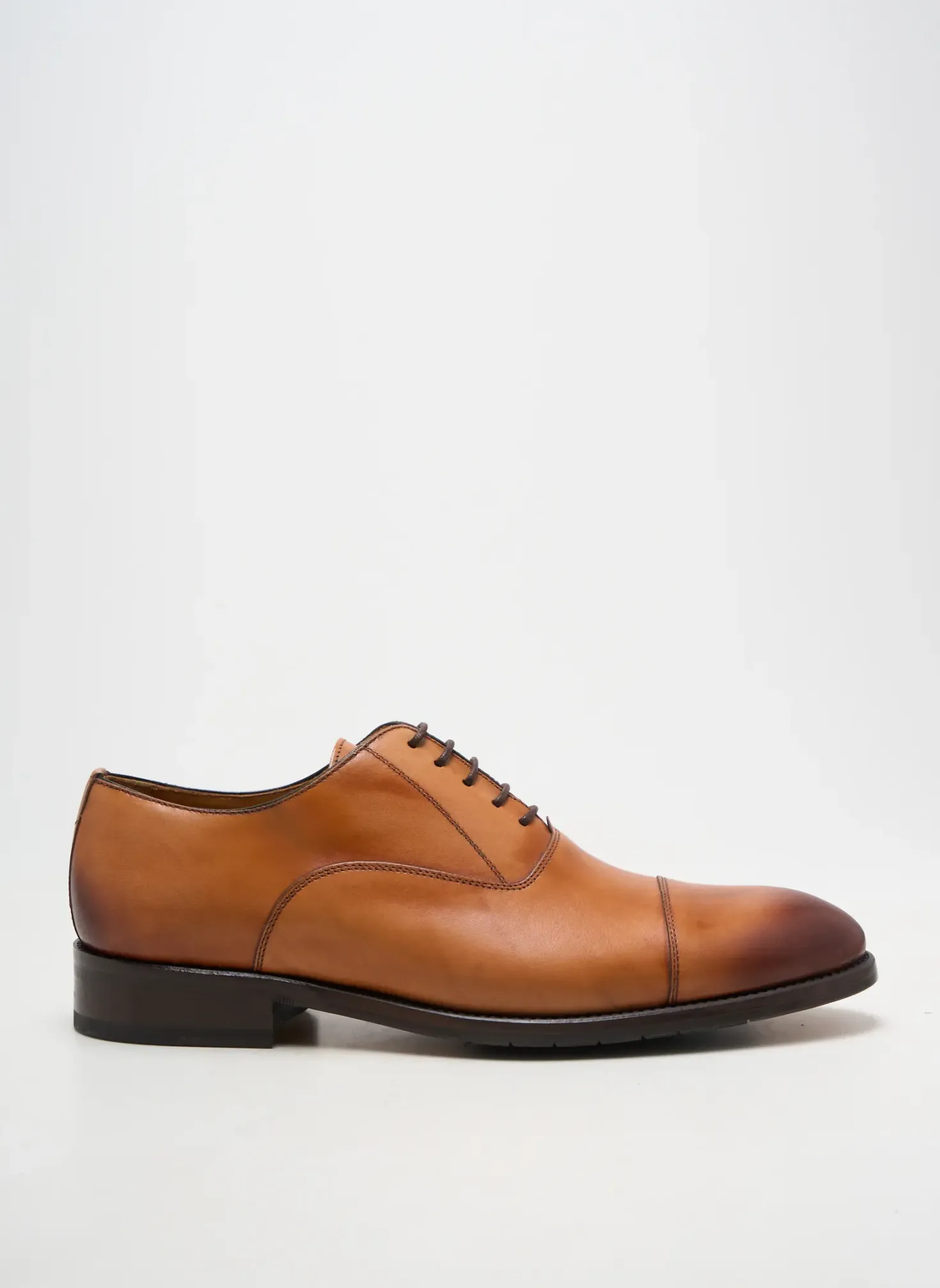 Derbies Yves Saint Clair Marron Talon Bas