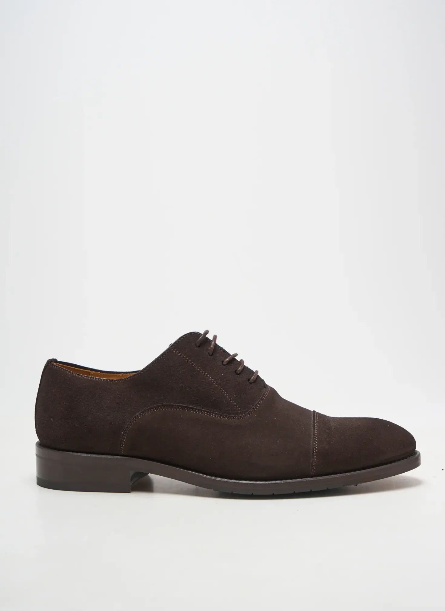 Derbies Yves Saint Clair Marron Talon Bas