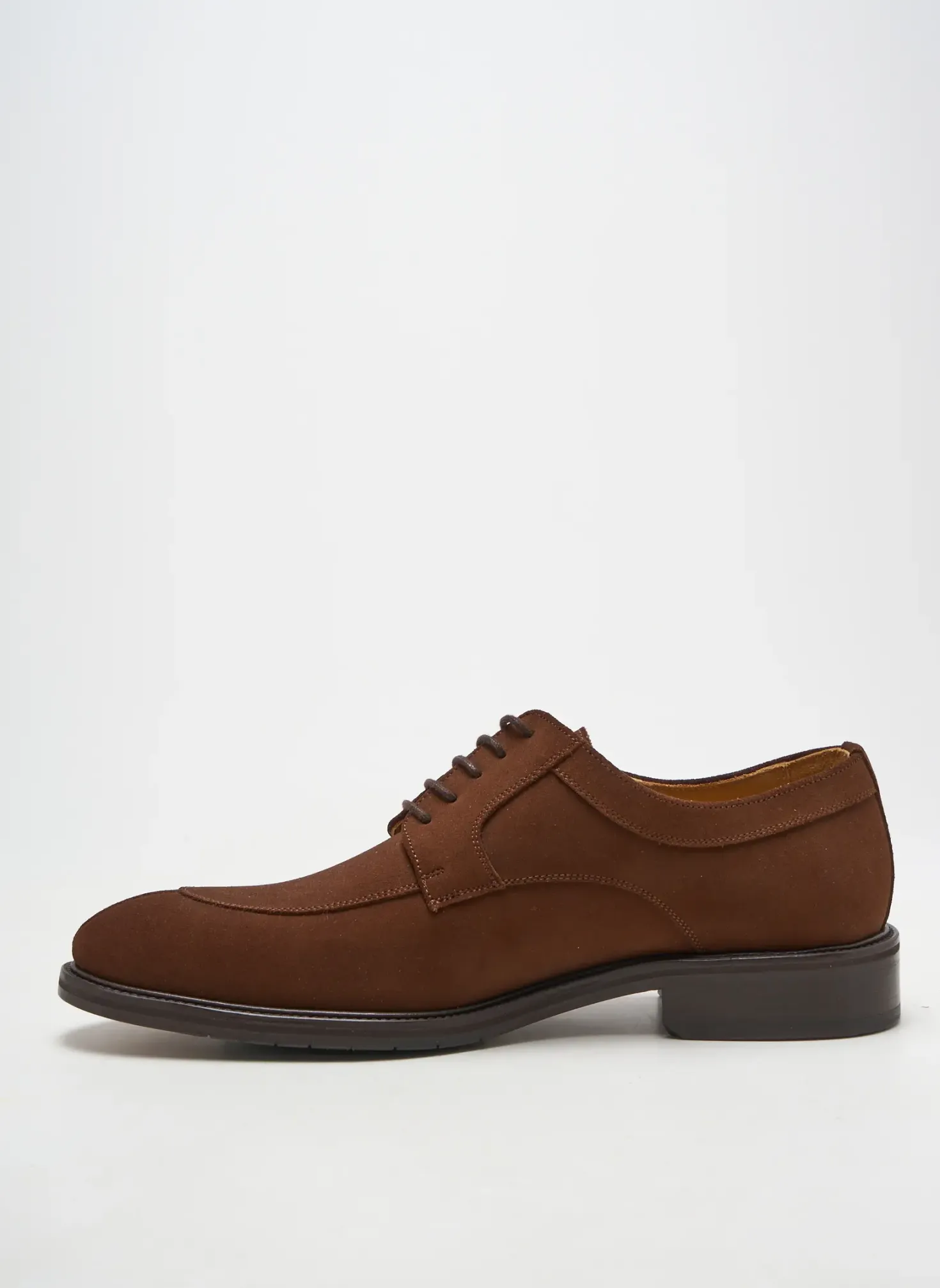 Derbies Yves Saint Clair Marron Talon Bas