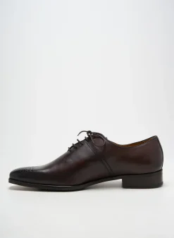 Derbies Yves Saint Clair Marron Talon Bas