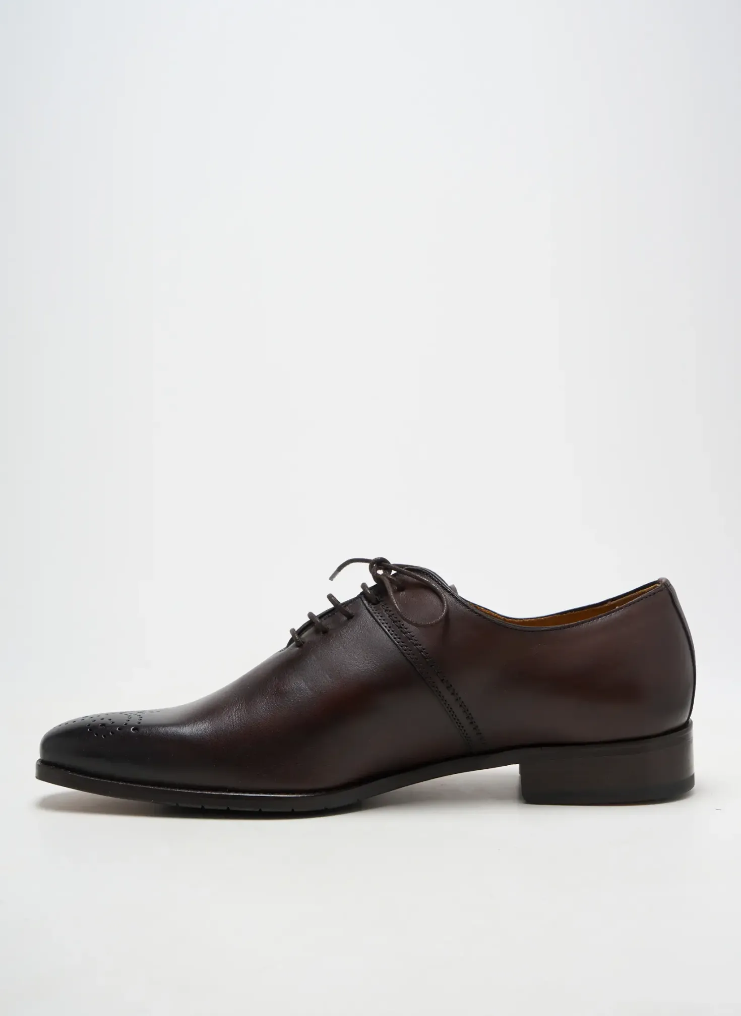 Derbies Yves Saint Clair Marron Talon Bas