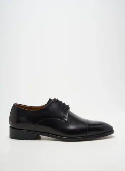 Derbies Yves Saint Clair Noir Talon Bas