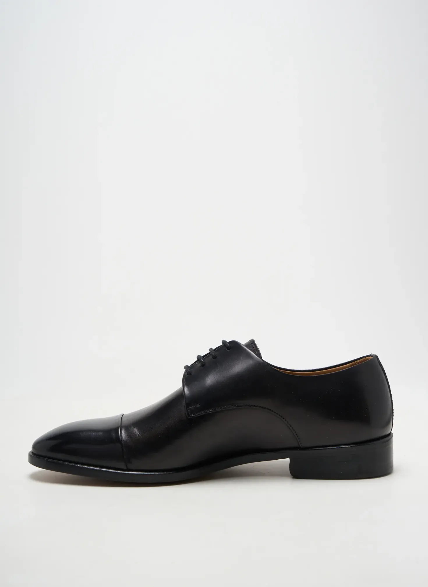Derbies Yves Saint Clair Noir Talon Bas