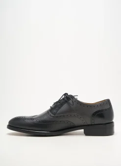 Derbies Yves Saint Clair Noir Talon Bas