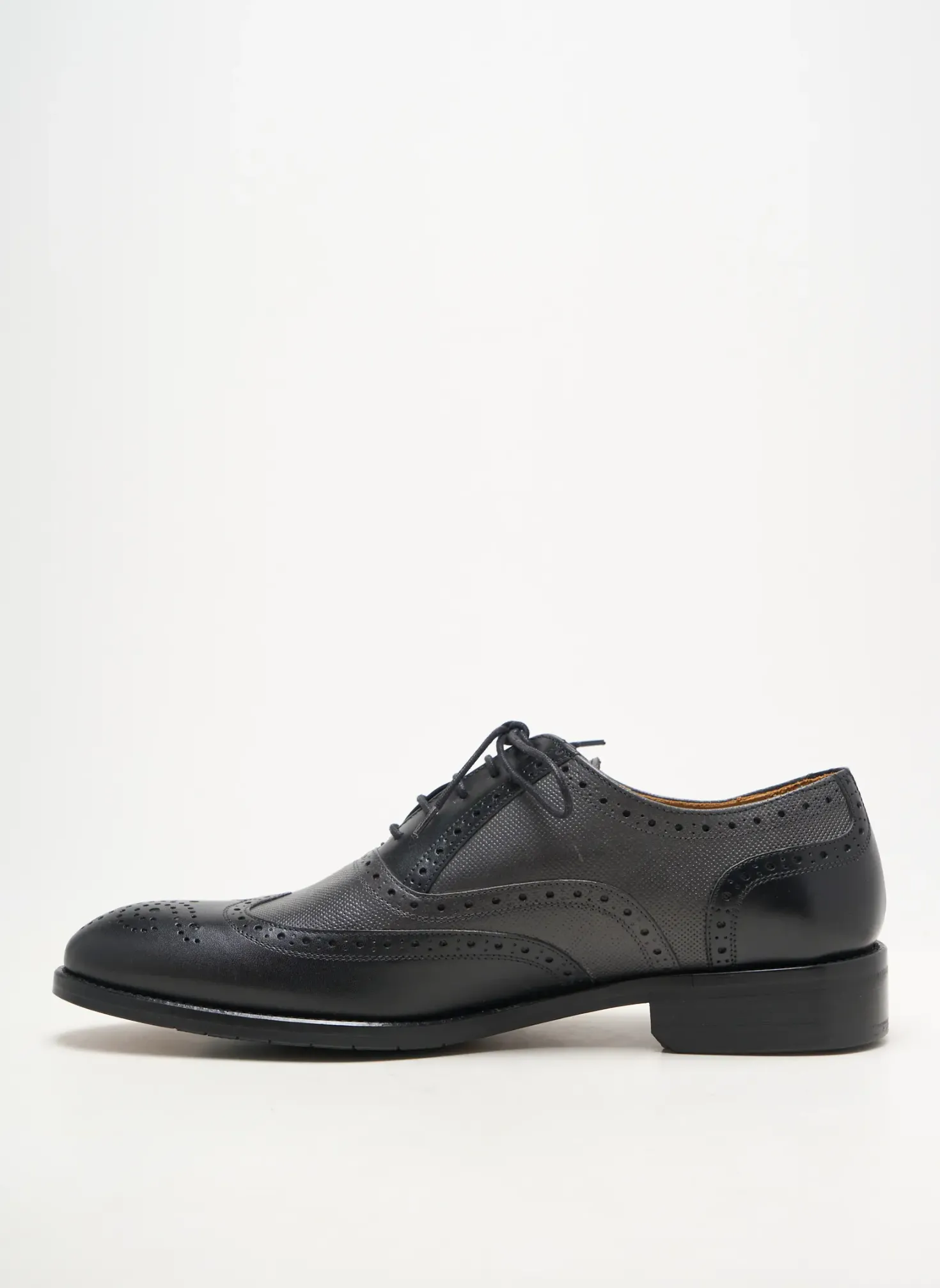 Derbies Yves Saint Clair Noir Talon Bas