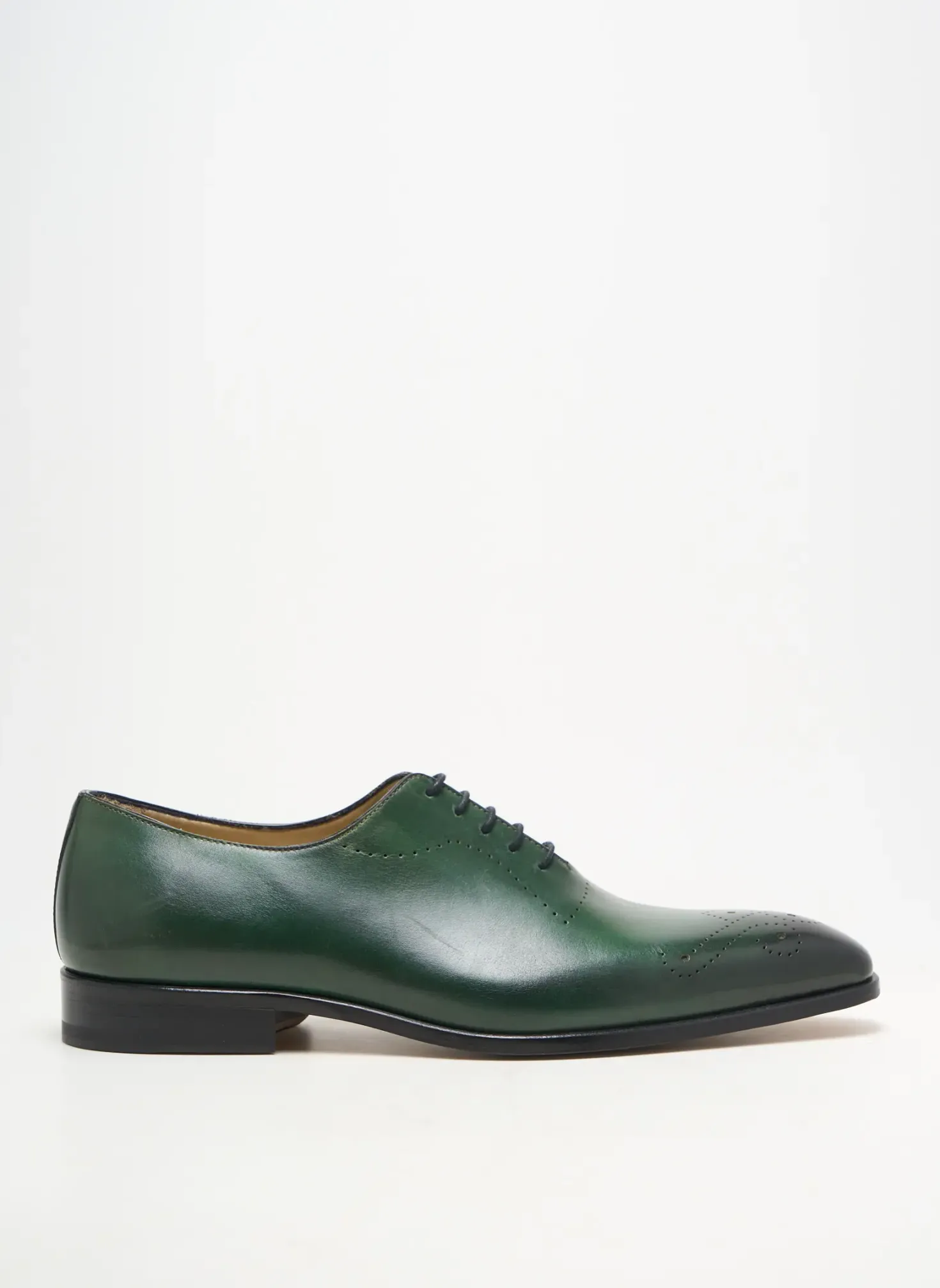 Derbies Yves Saint Clair Vert Talon Bas