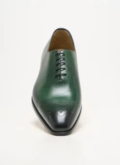 Derbies Yves Saint Clair Vert Talon Bas