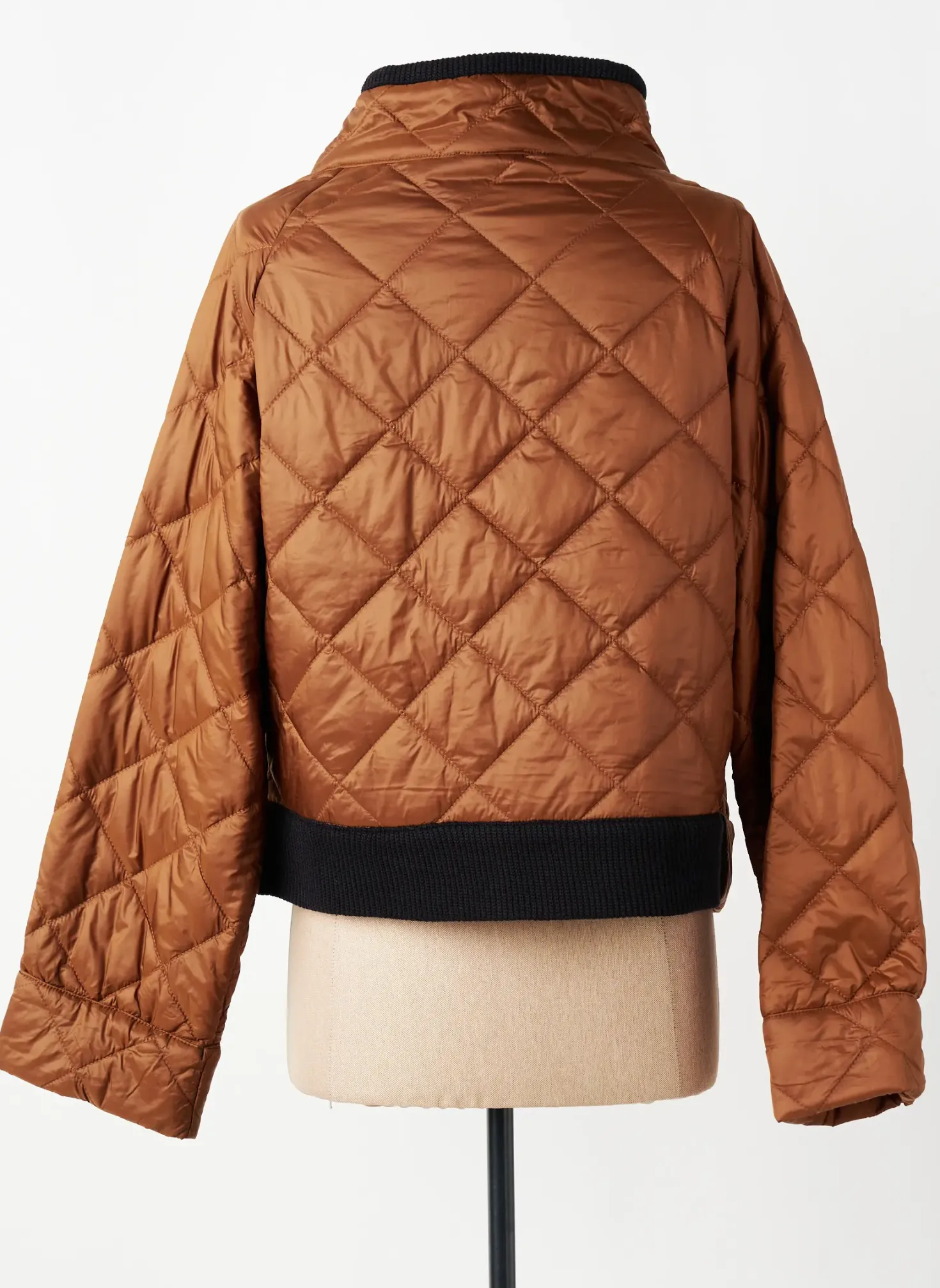Doudoune Alembika Marron Sans Capuche