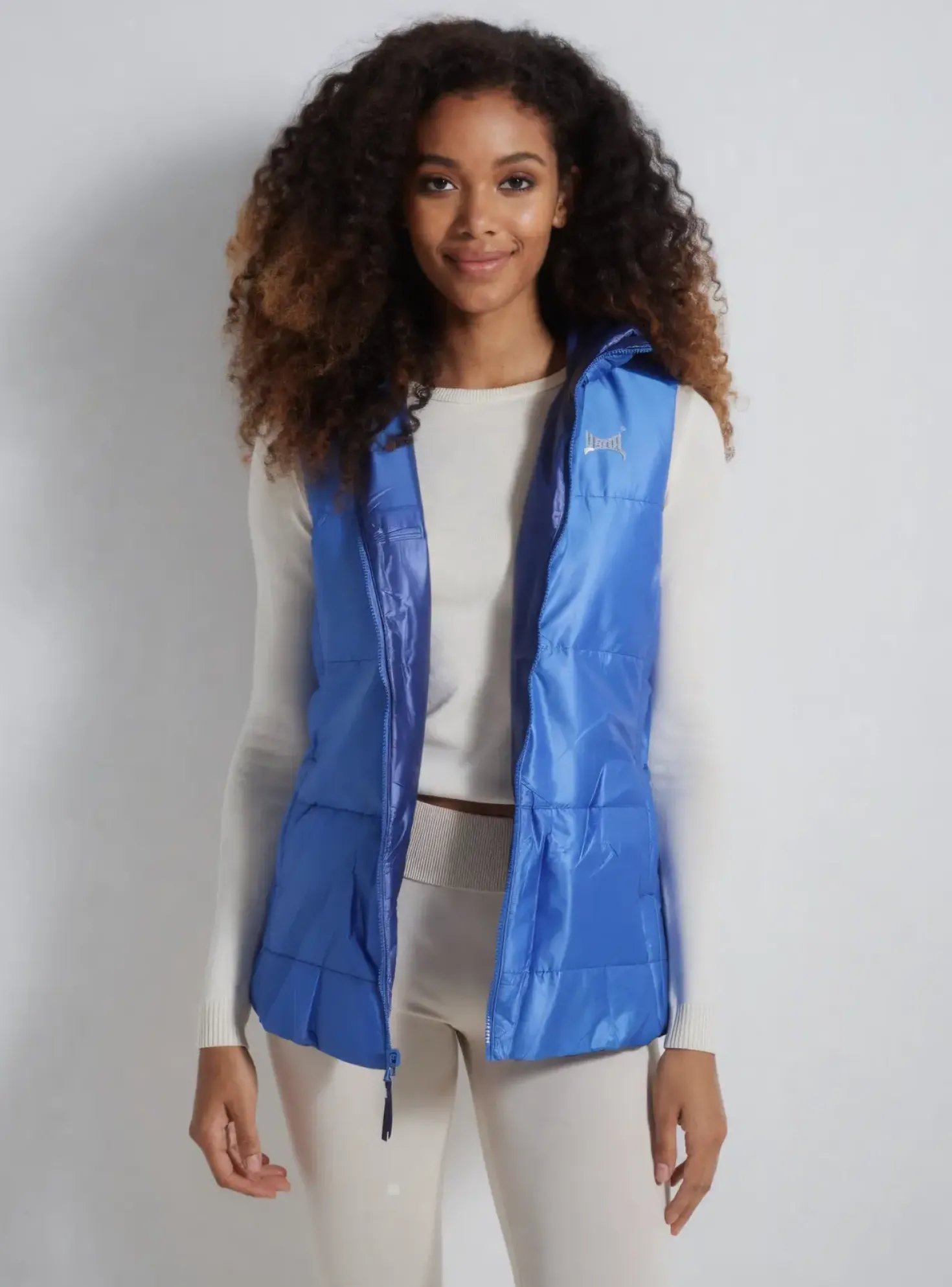 Doudoune Alto Giro Bleu Sans Capuche