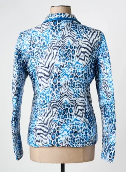 Doudoune Areline Bleu Sans Capuche