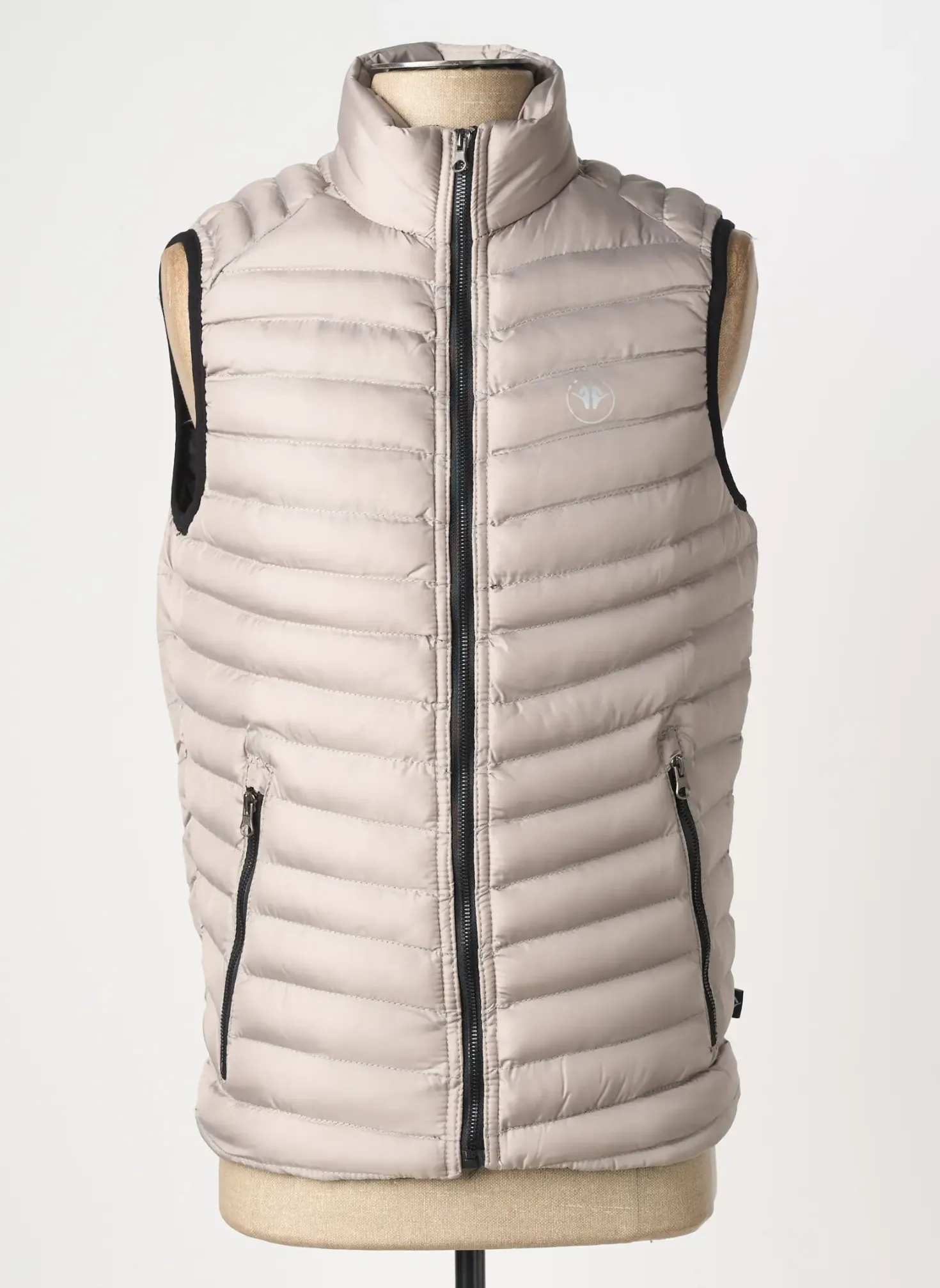 Doudoune Armita Gris Sans Capuche