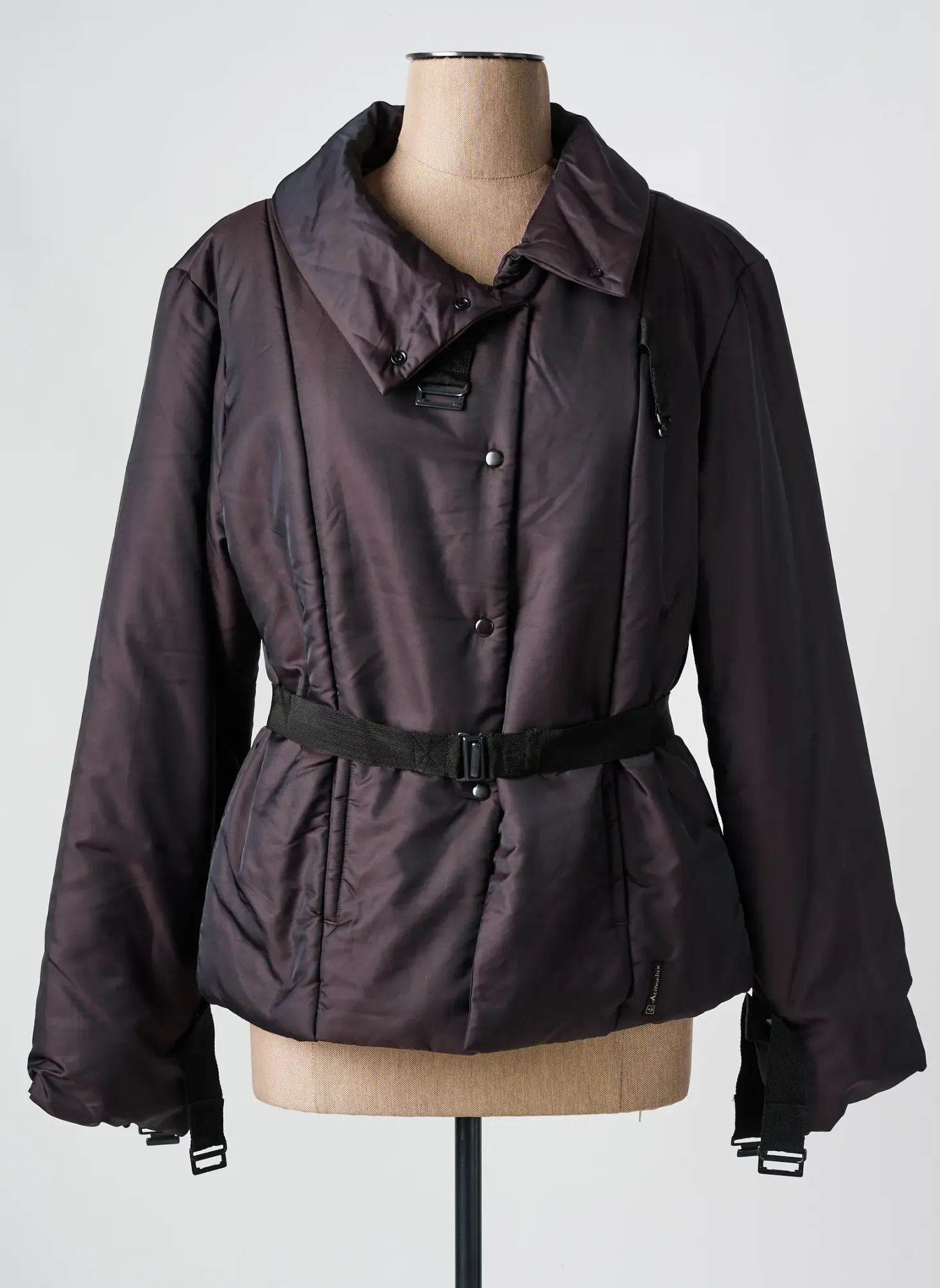 Doudoune Armor Lux Marron Sans Capuche