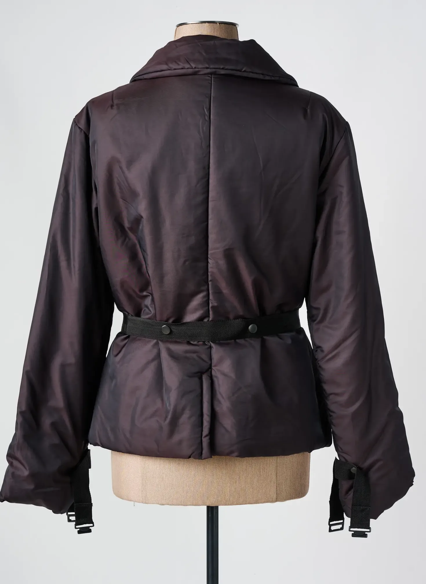 Doudoune Armor Lux Marron Sans Capuche