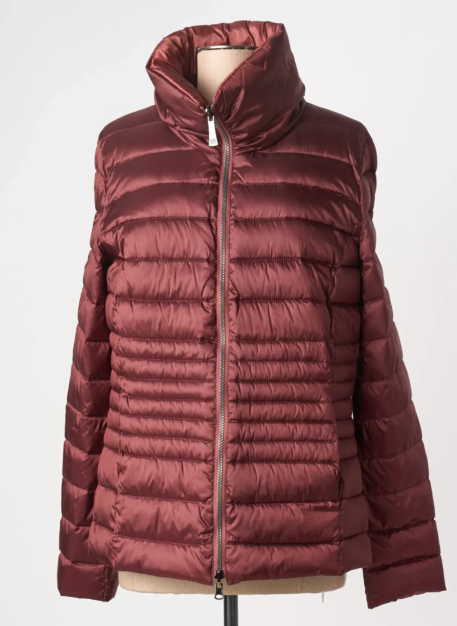 Doudoune Barbara Lebek Rouge Sans Capuche