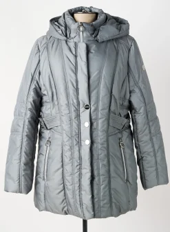Doudoune Betty Barclay Gris A Capuche