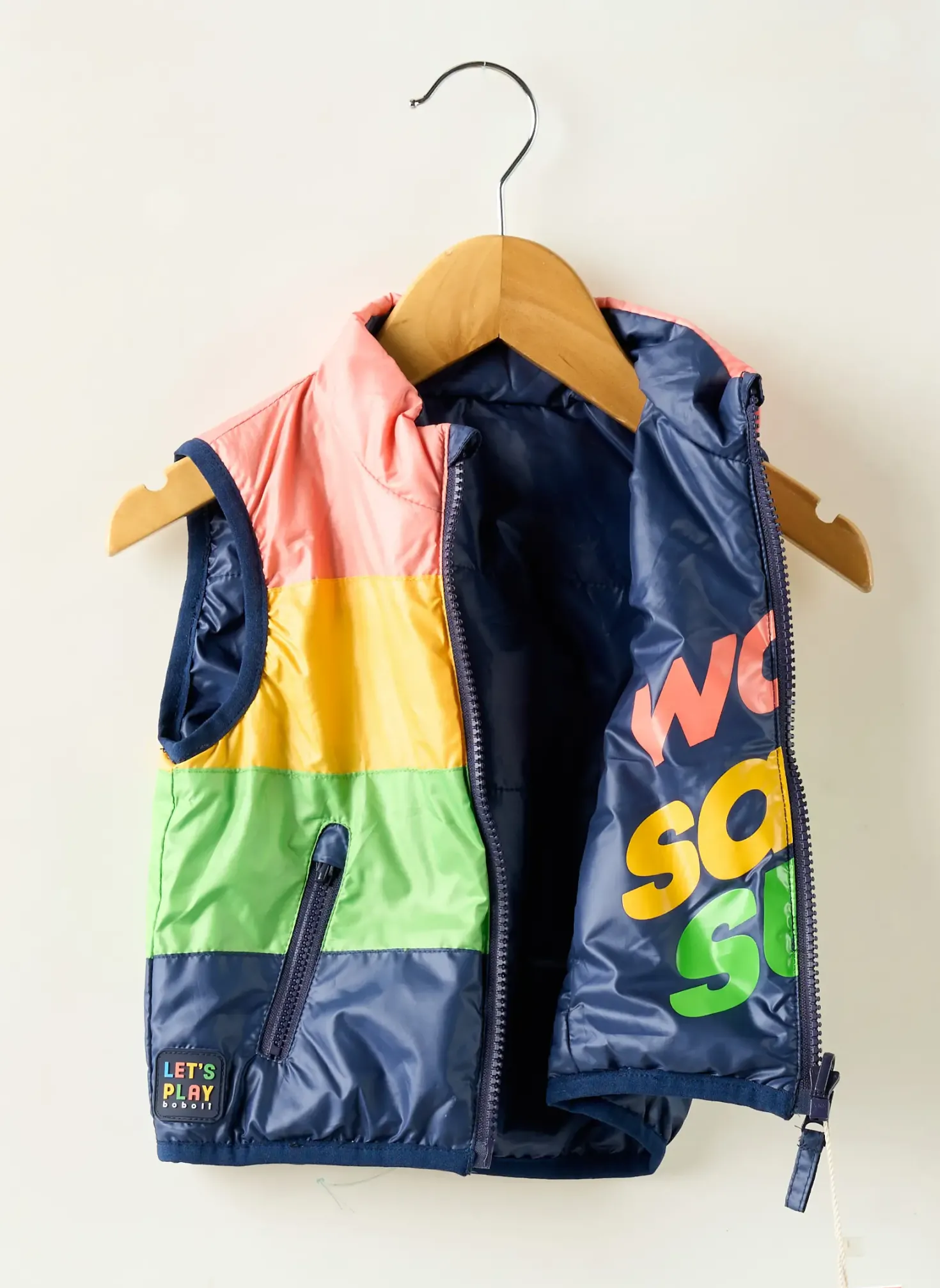 Doudoune Boboli Bleu Sans Capuche