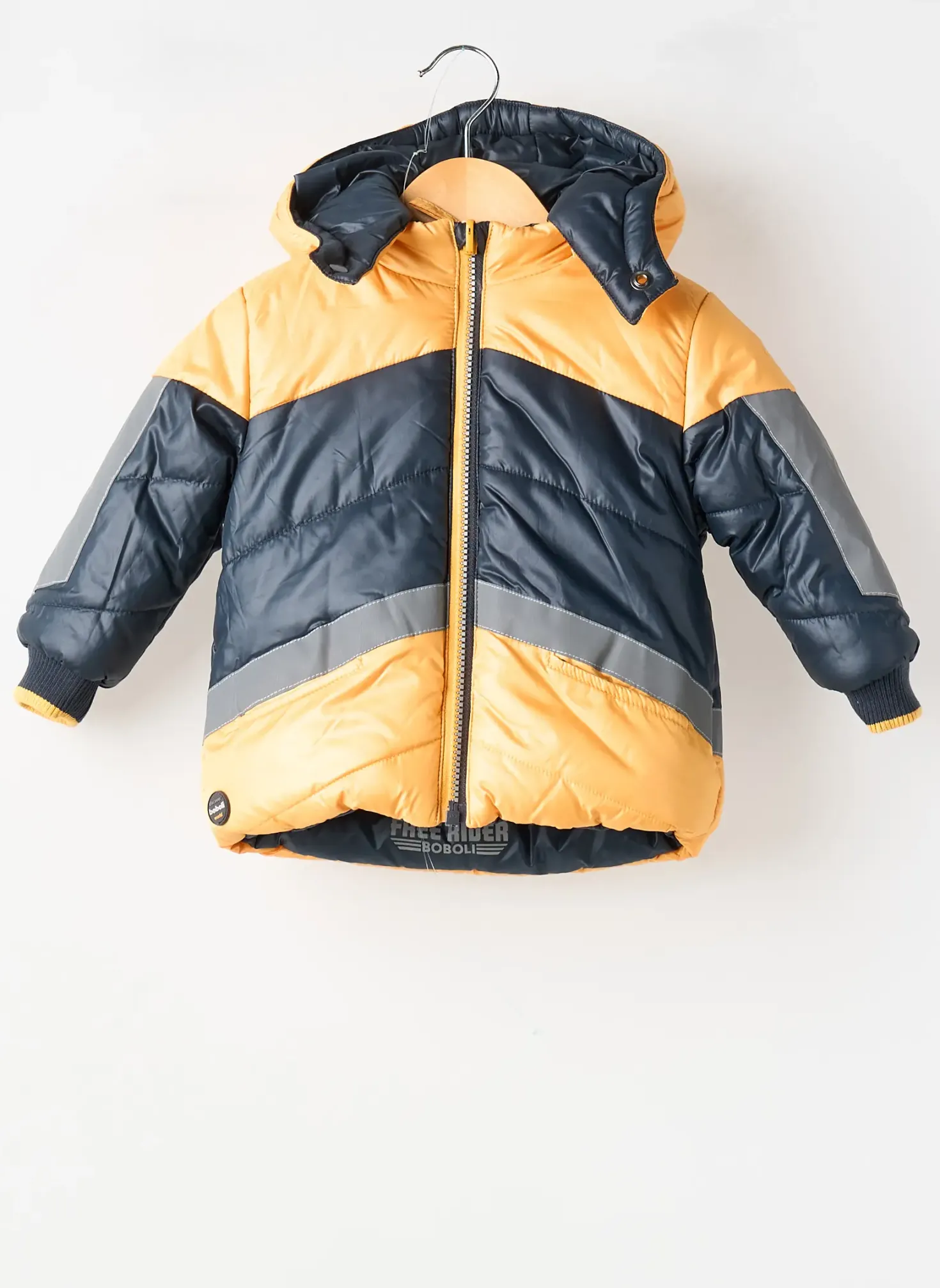 Doudoune Boboli Jaune A Capuche
