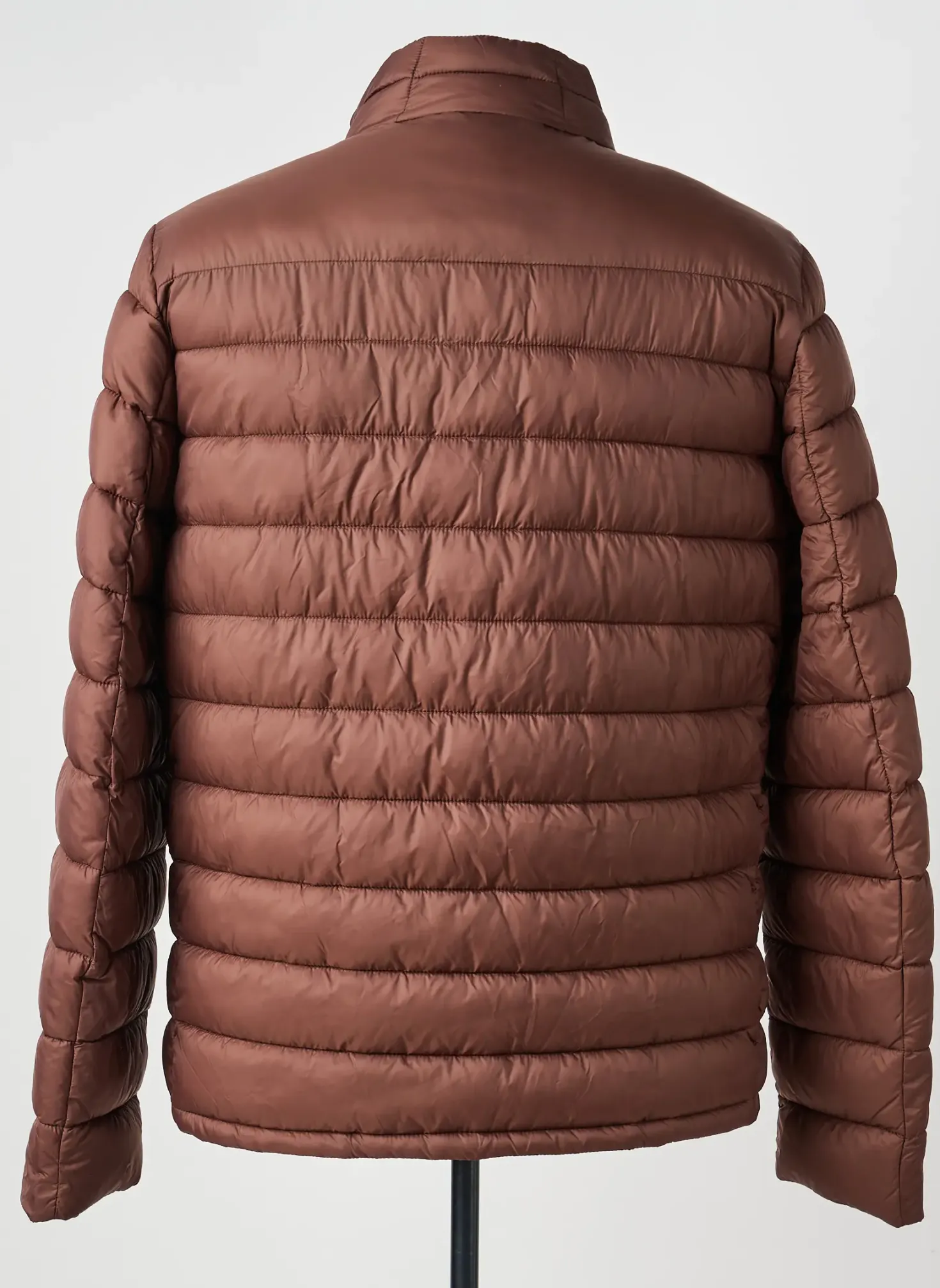 Doudoune Cambridge Marron Sans Capuche
