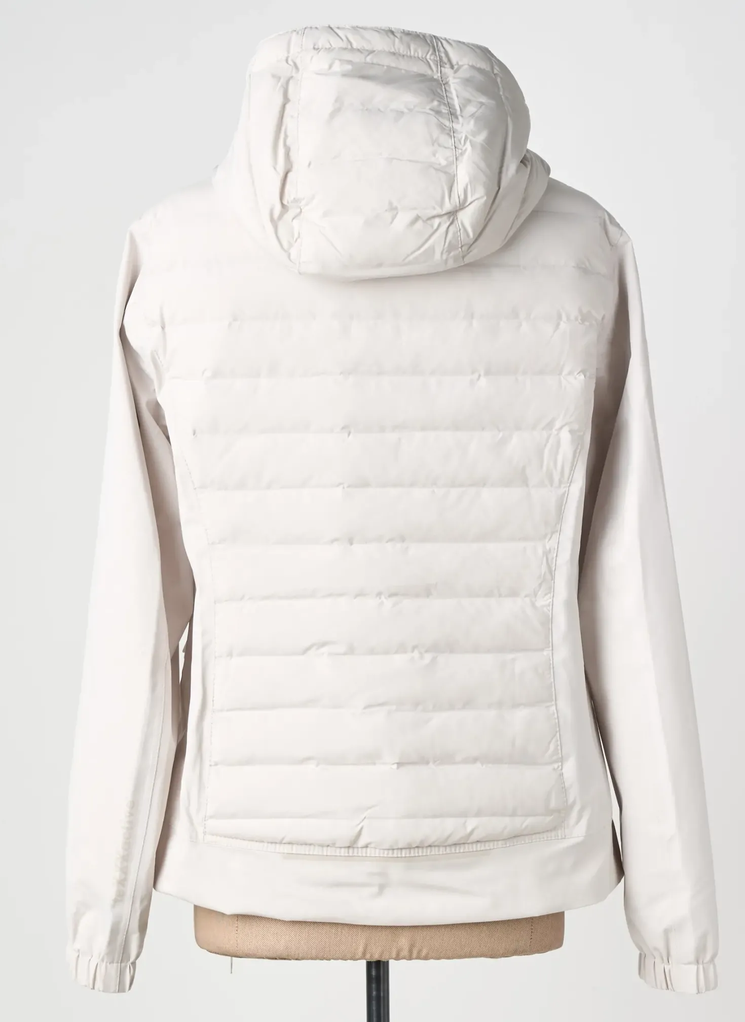 Doudoune Camel Active Gris A Capuche