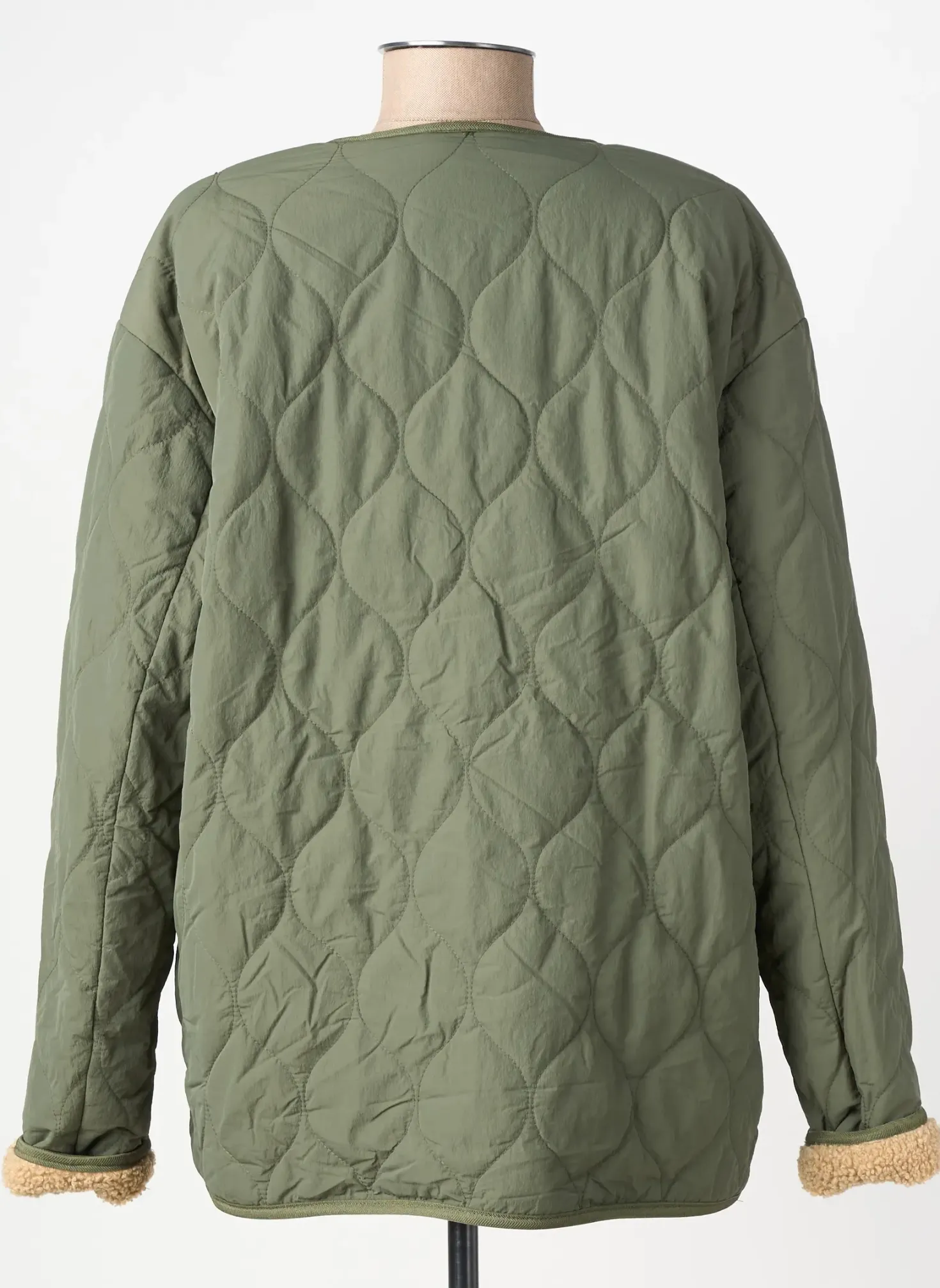Doudoune Camel Active Vert Sans Capuche