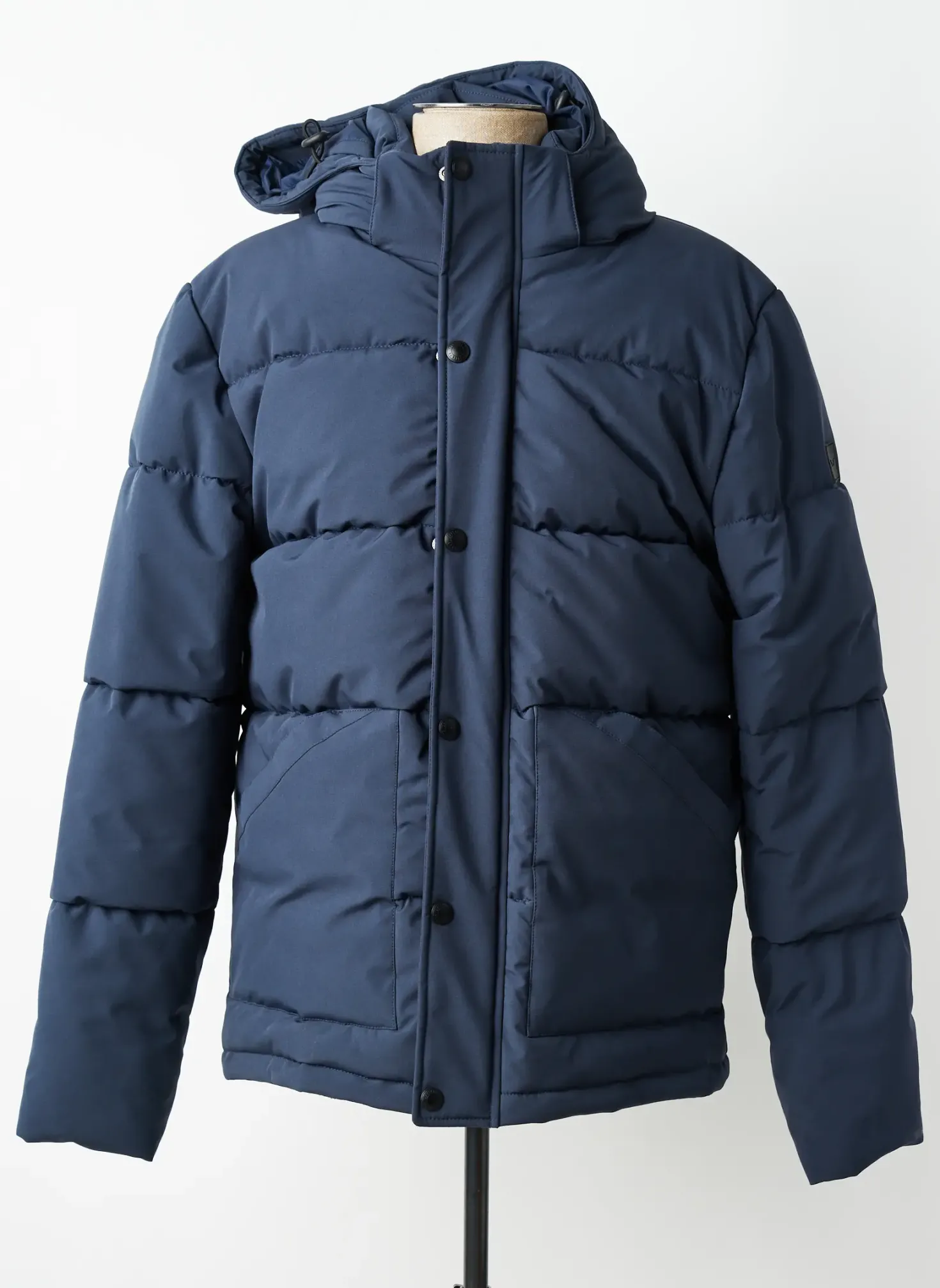 Doudoune Daytona Bleu A Capuche