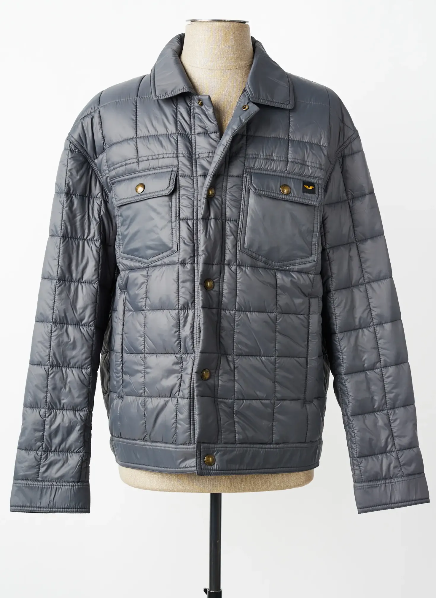 Doudoune Daytona Gris Sans Capuche