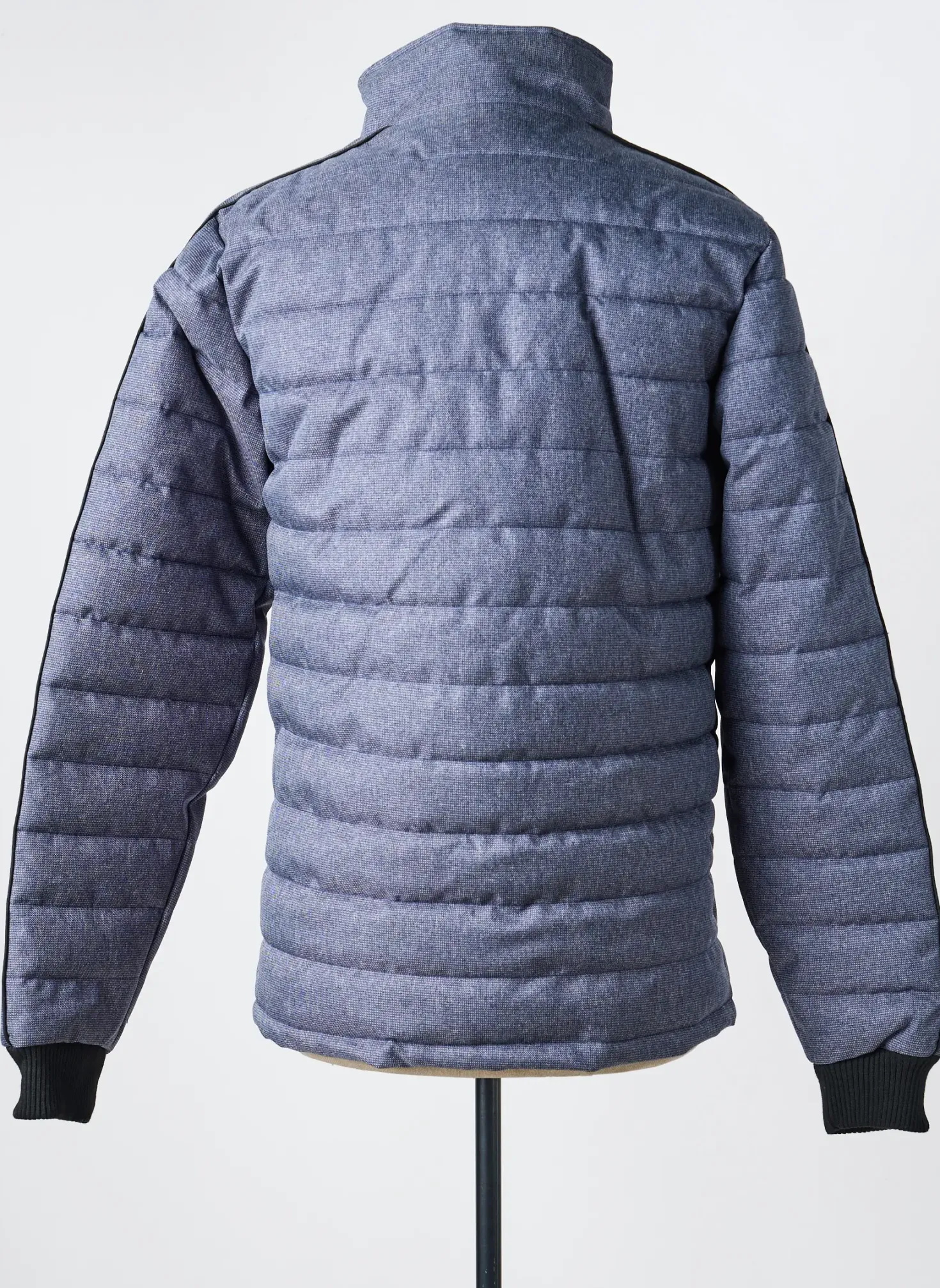 Doudoune Deeluxe Bleu Sans Capuche