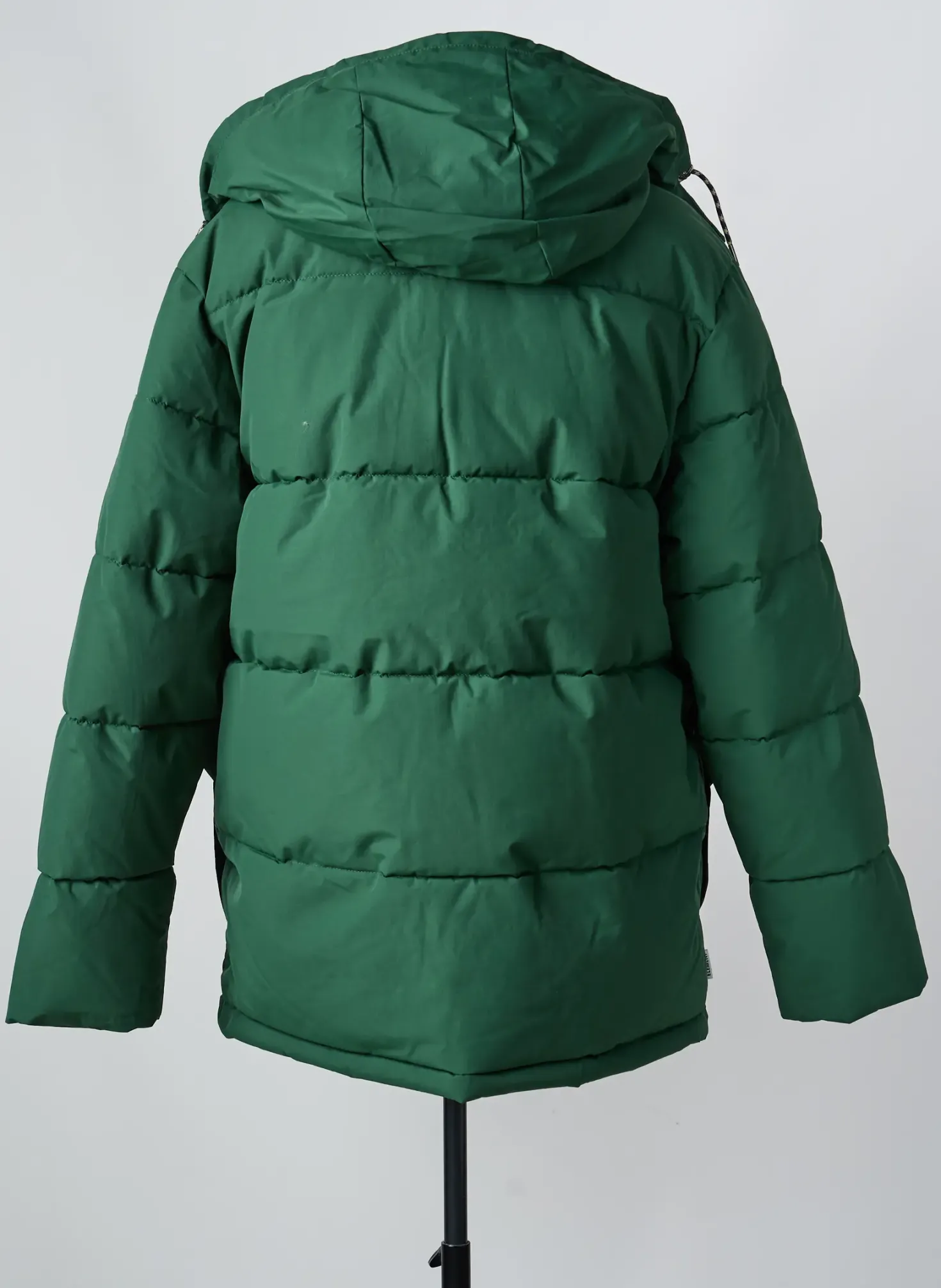 Doudoune Element Vert A Capuche