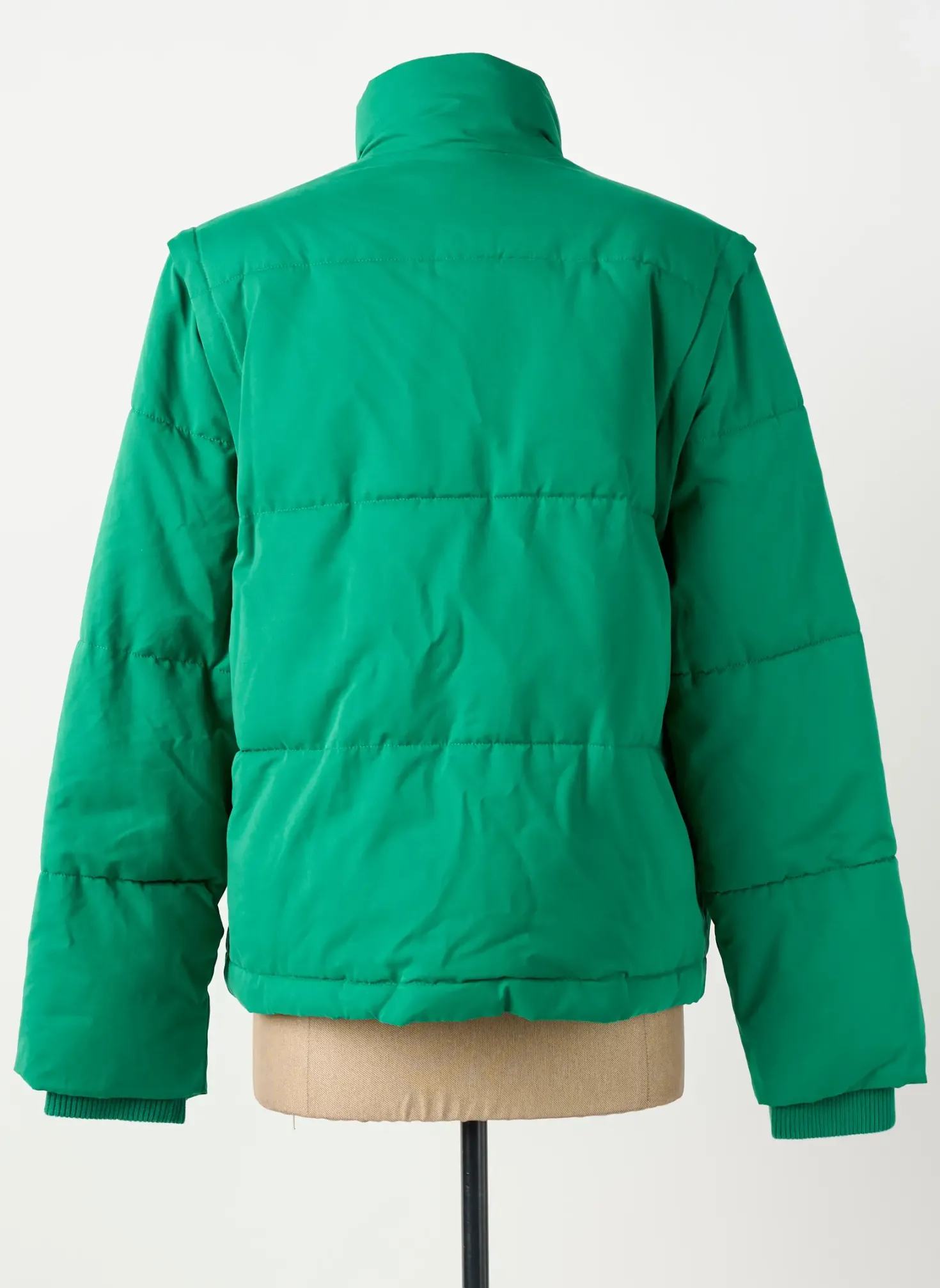 Doudoune Elora Vert Sans Capuche