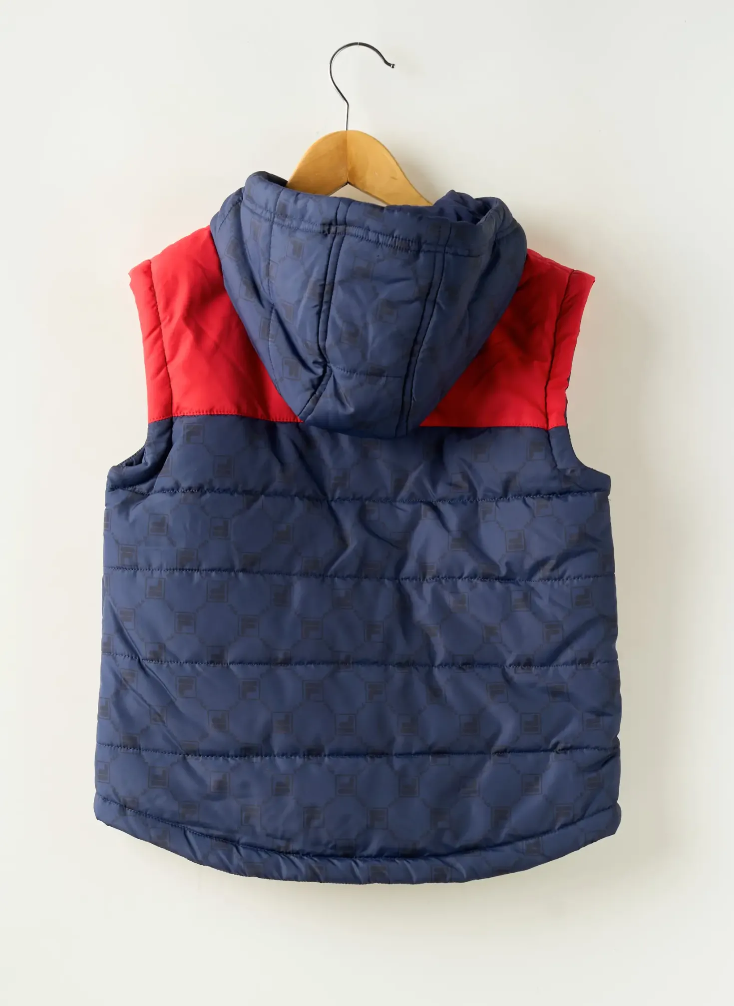 Doudoune Fila Bleu A Capuche