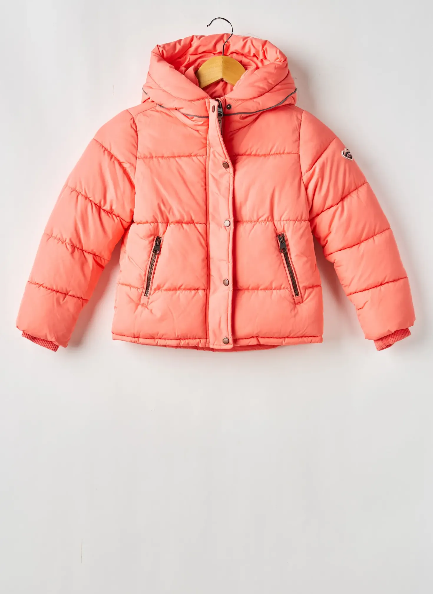 Doudoune Garcia Rose A Capuche
