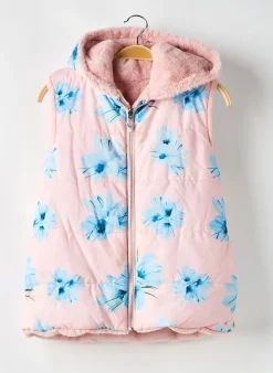 Doudoune Guess Rose A Capuche