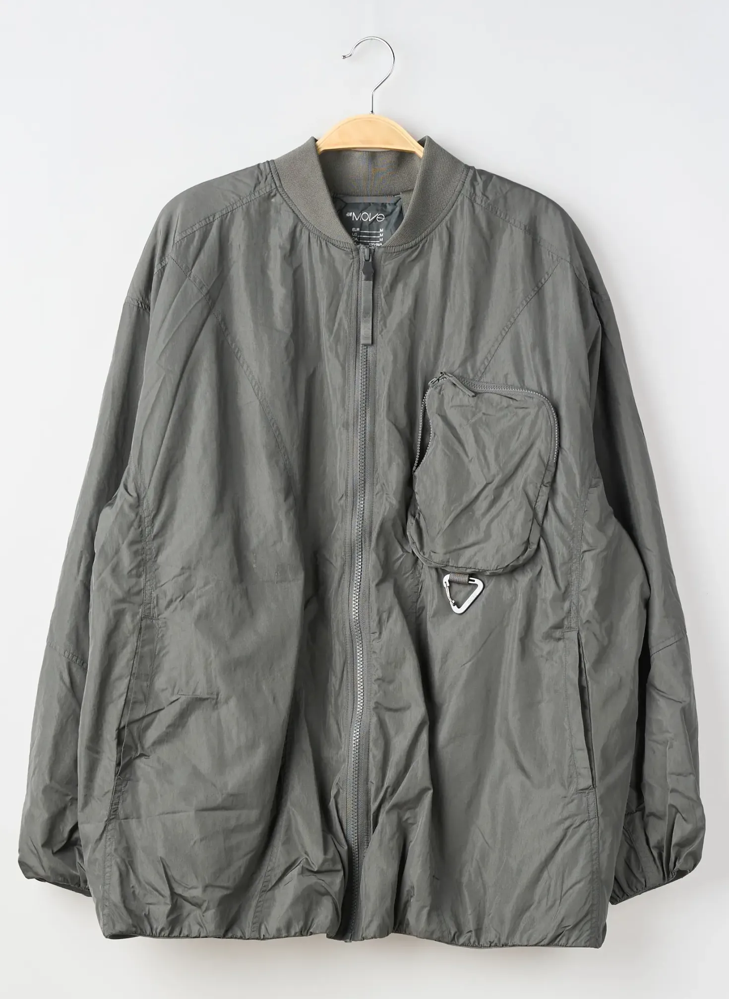 Doudoune H&m Vert Sans Capuche