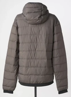 Doudoune Ikks Gris A Capuche