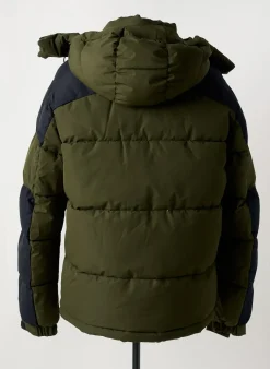 Doudoune Jack & Jones Vert A Capuche